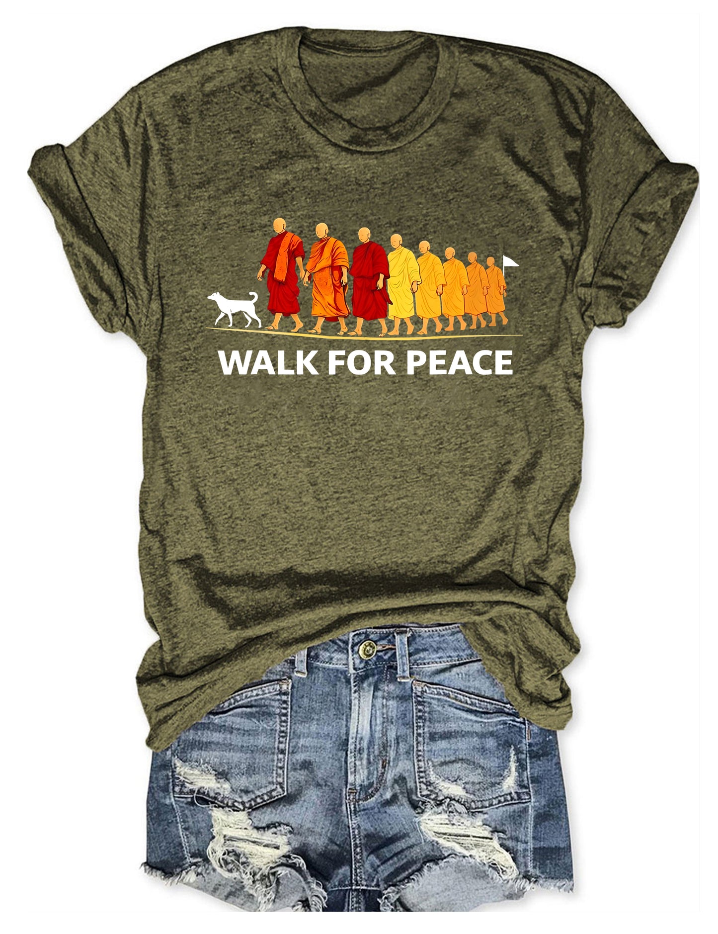 OndineStudios Walk For Peace T-shirt