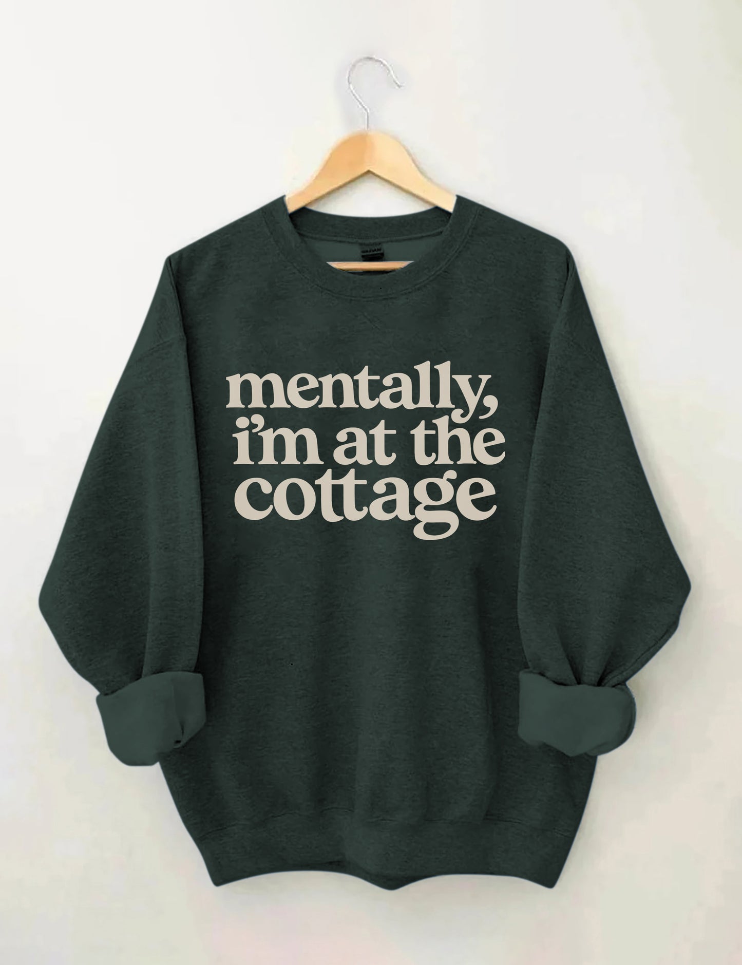OndineStudios Mentally I'm At the Cottage Sweatshirt