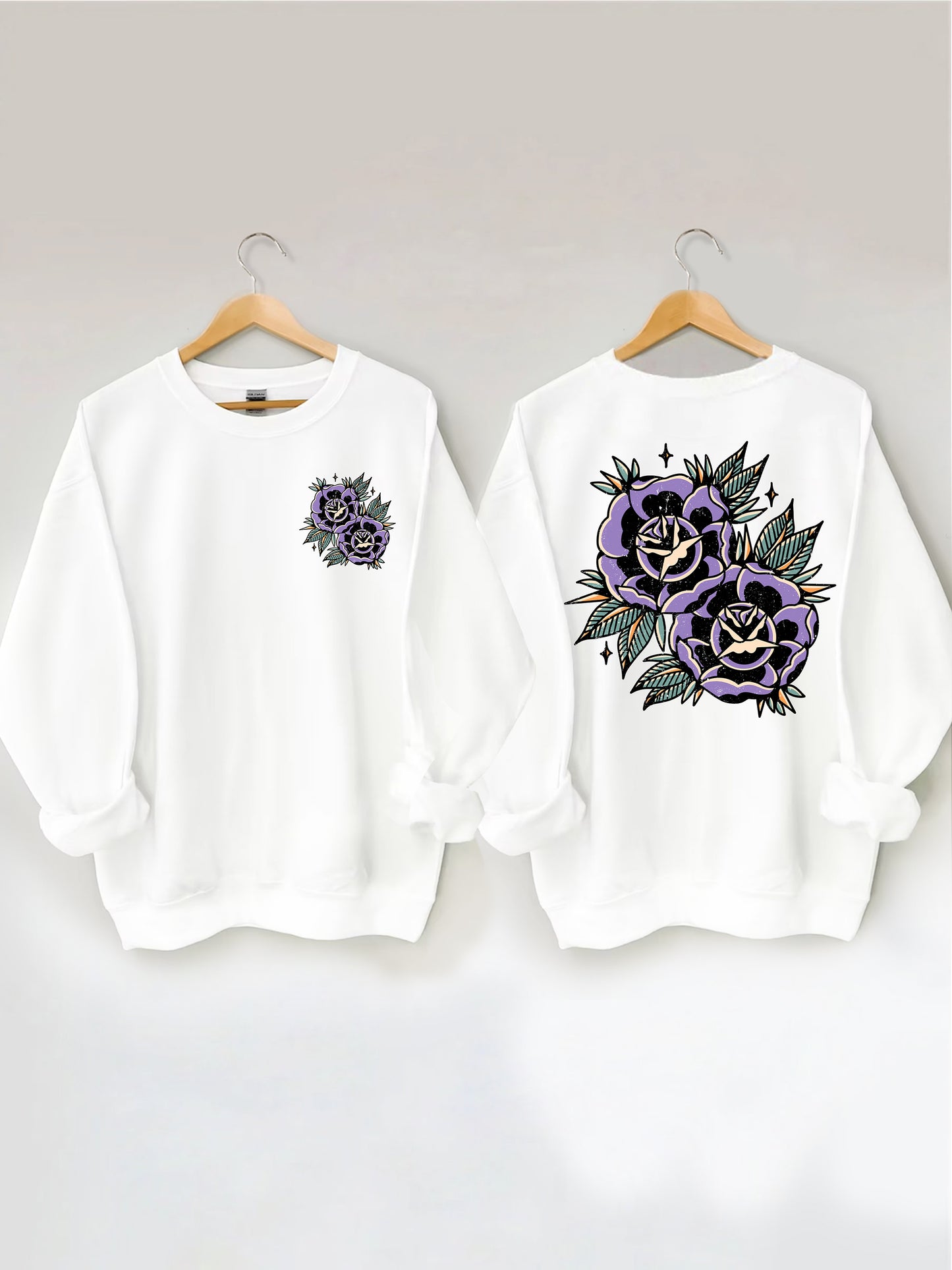 OndineStudios Floral Grunge Sweatshirt