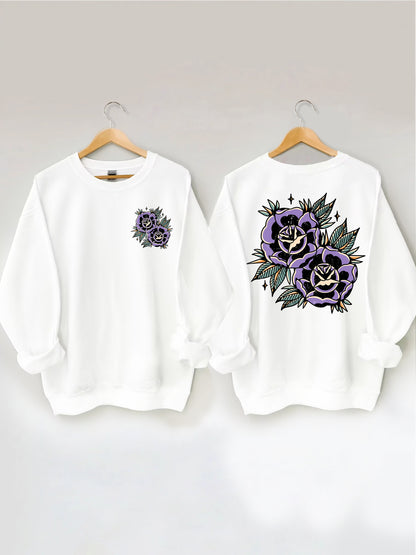 OndineStudios Floral Grunge Sweatshirt