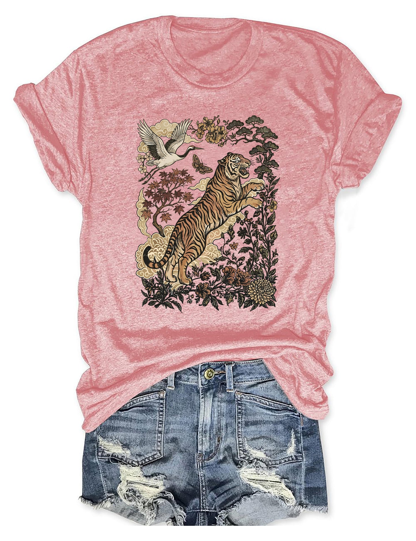 OndineStudios Retro Tiger T-shirt