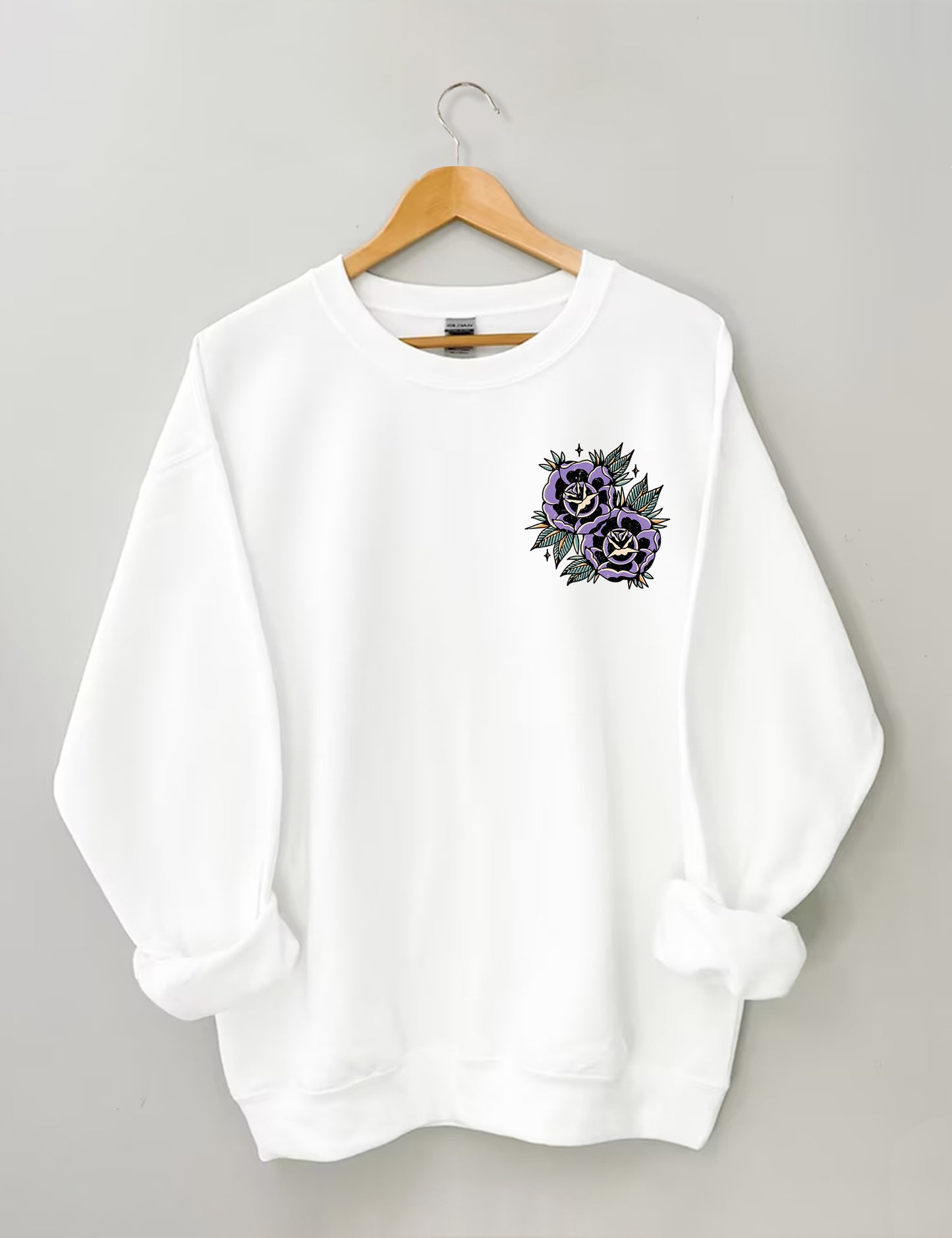 OndineStudios Floral Grunge Sweatshirt