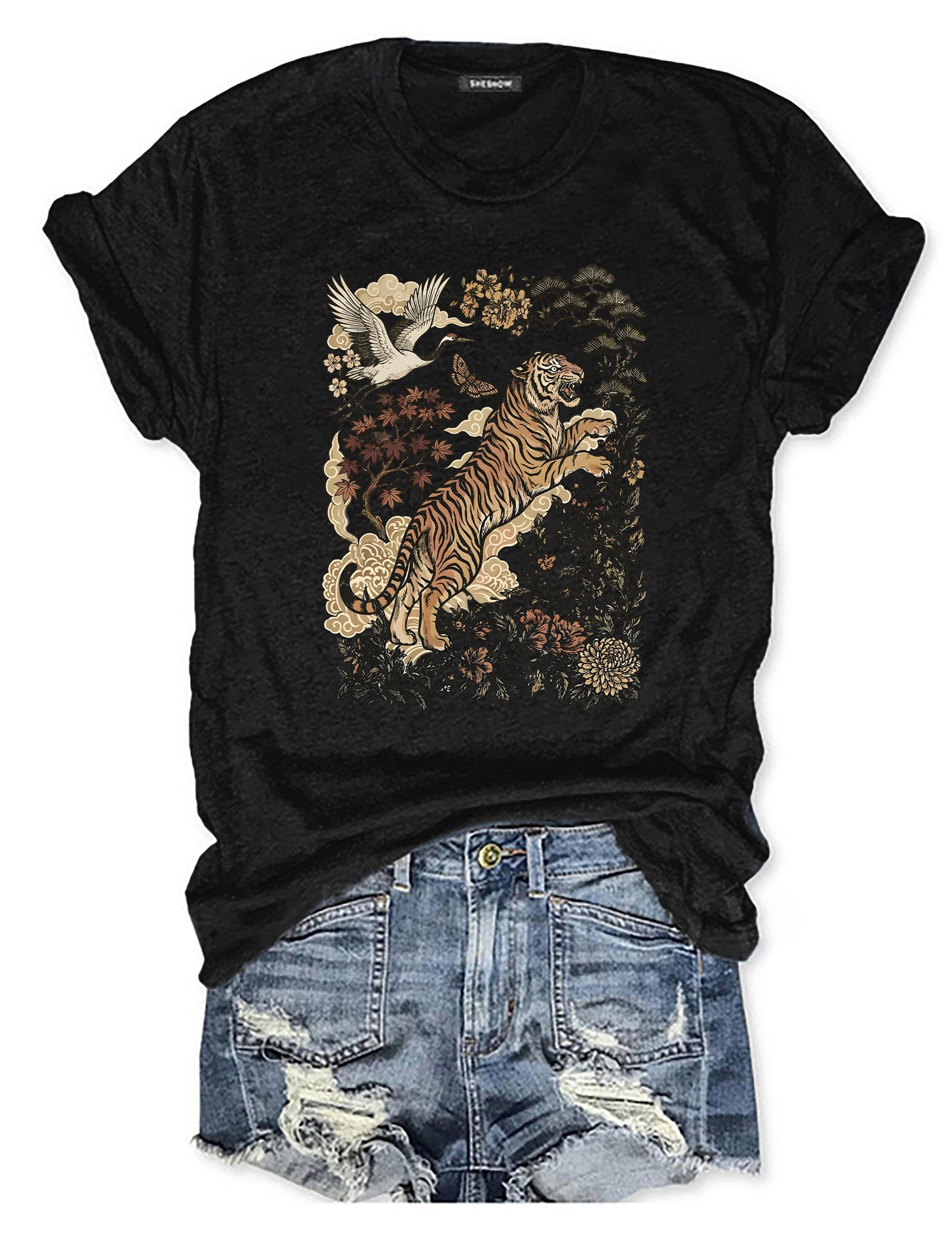 OndineStudios Retro Tiger T-shirt