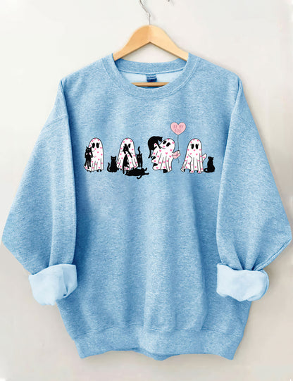 OndineStudios Black Cat Valentines Day Sweatshirt