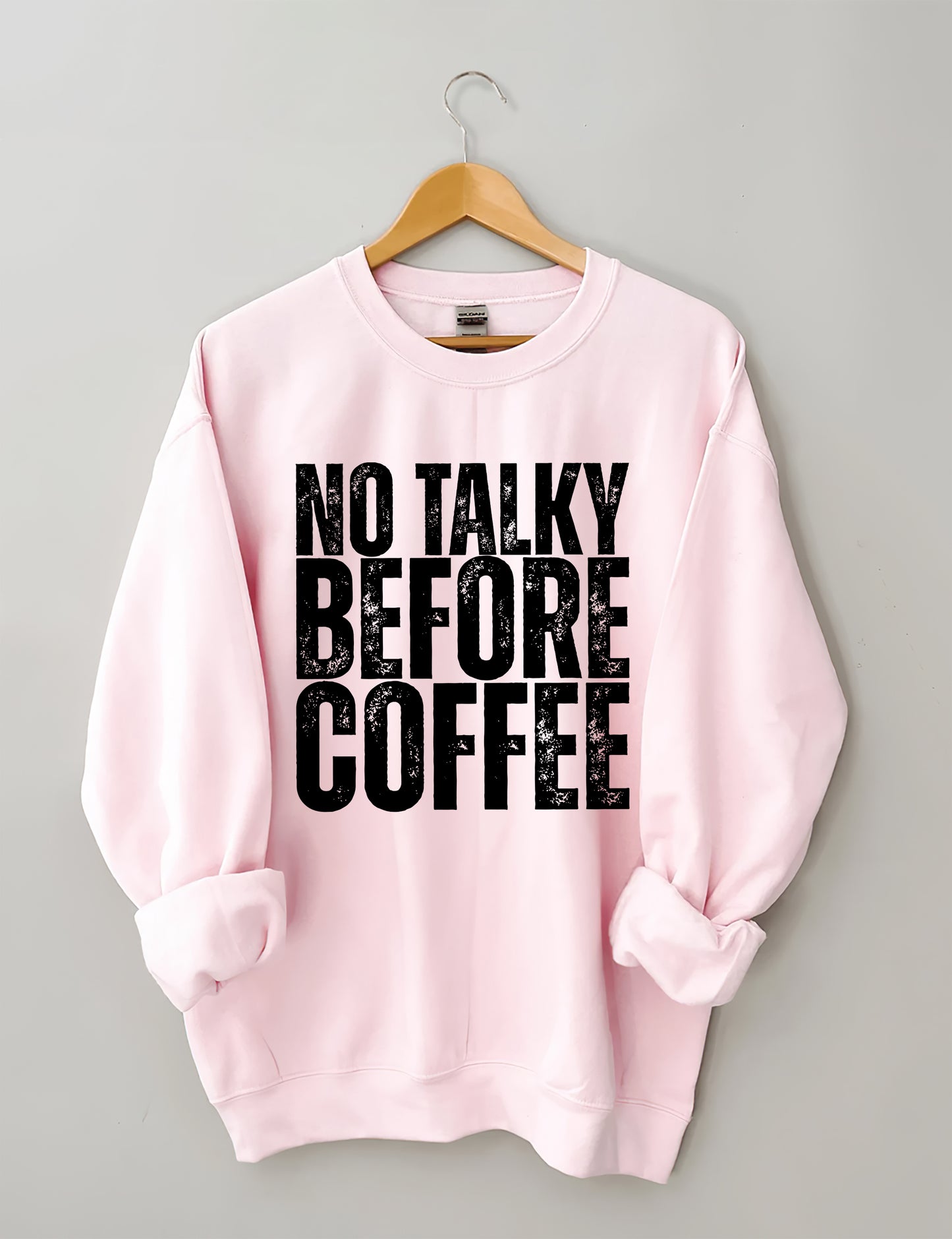 OndineStudios No Talky Before Coffee Sweatshirt