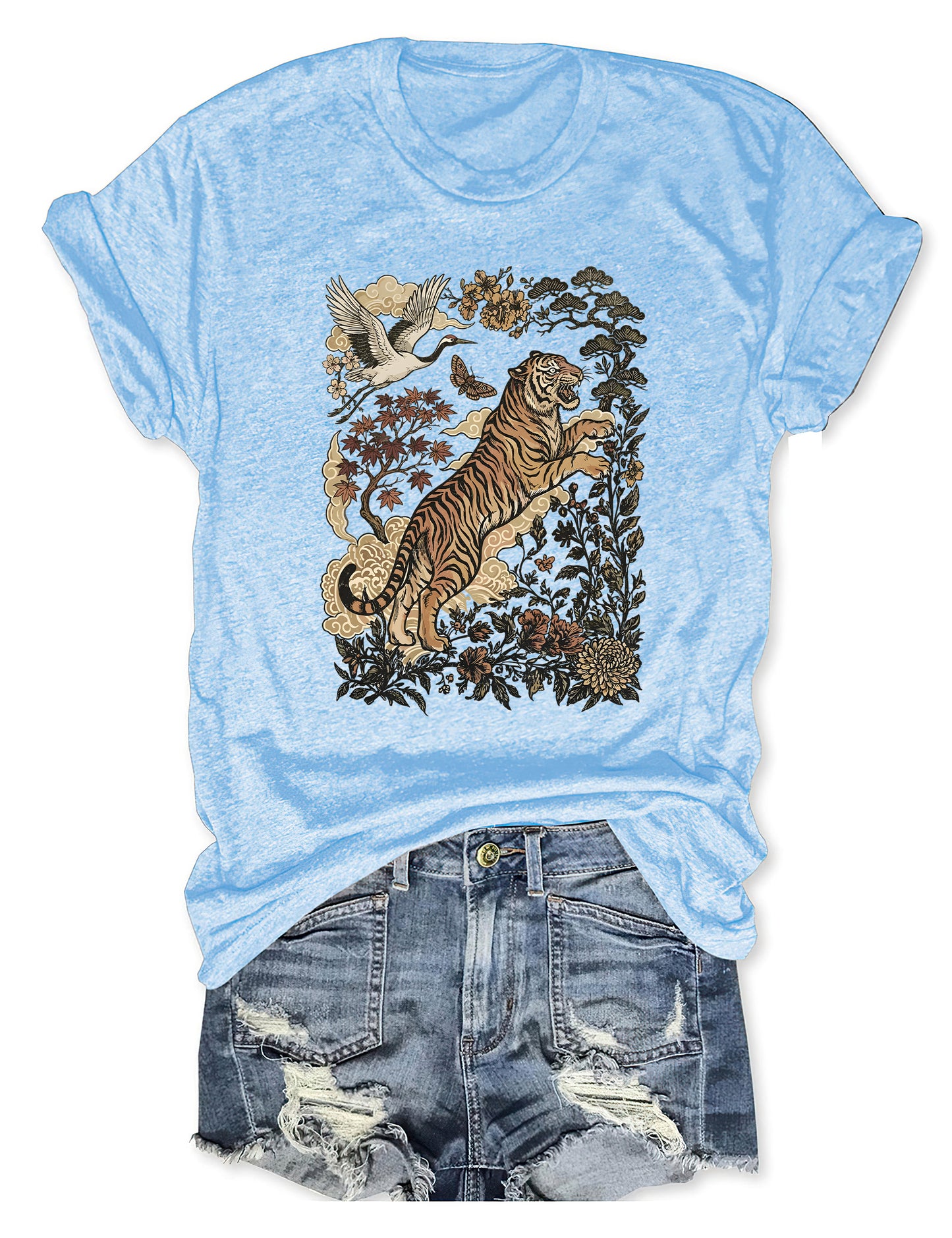 OndineStudios Retro Tiger T-shirt