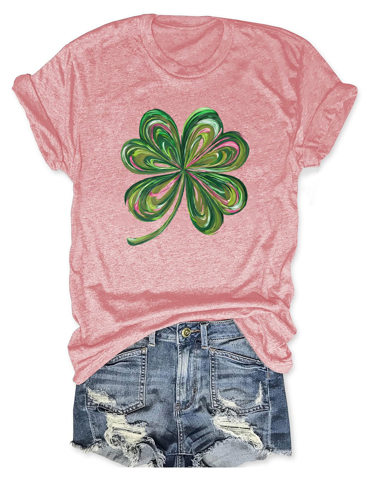 OndineStudios Four Leaf Clover T-shirt