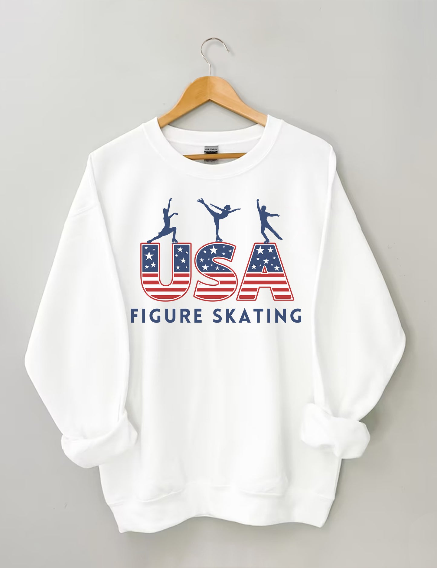 OndineStudios USA Figure Skater Sweatshirt