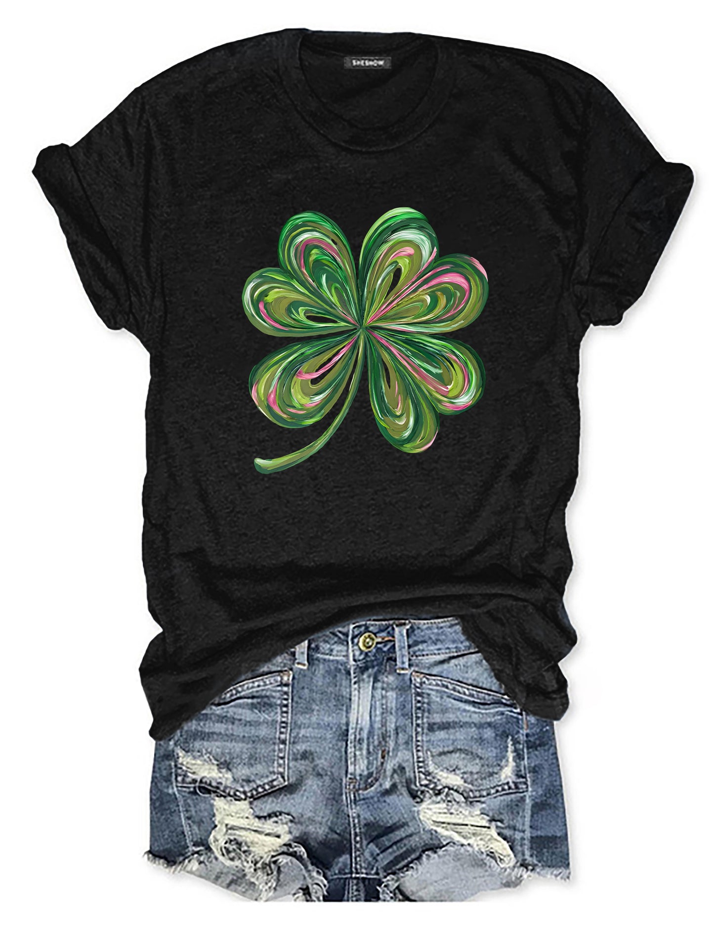 OndineStudios Four Leaf Clover T-shirt