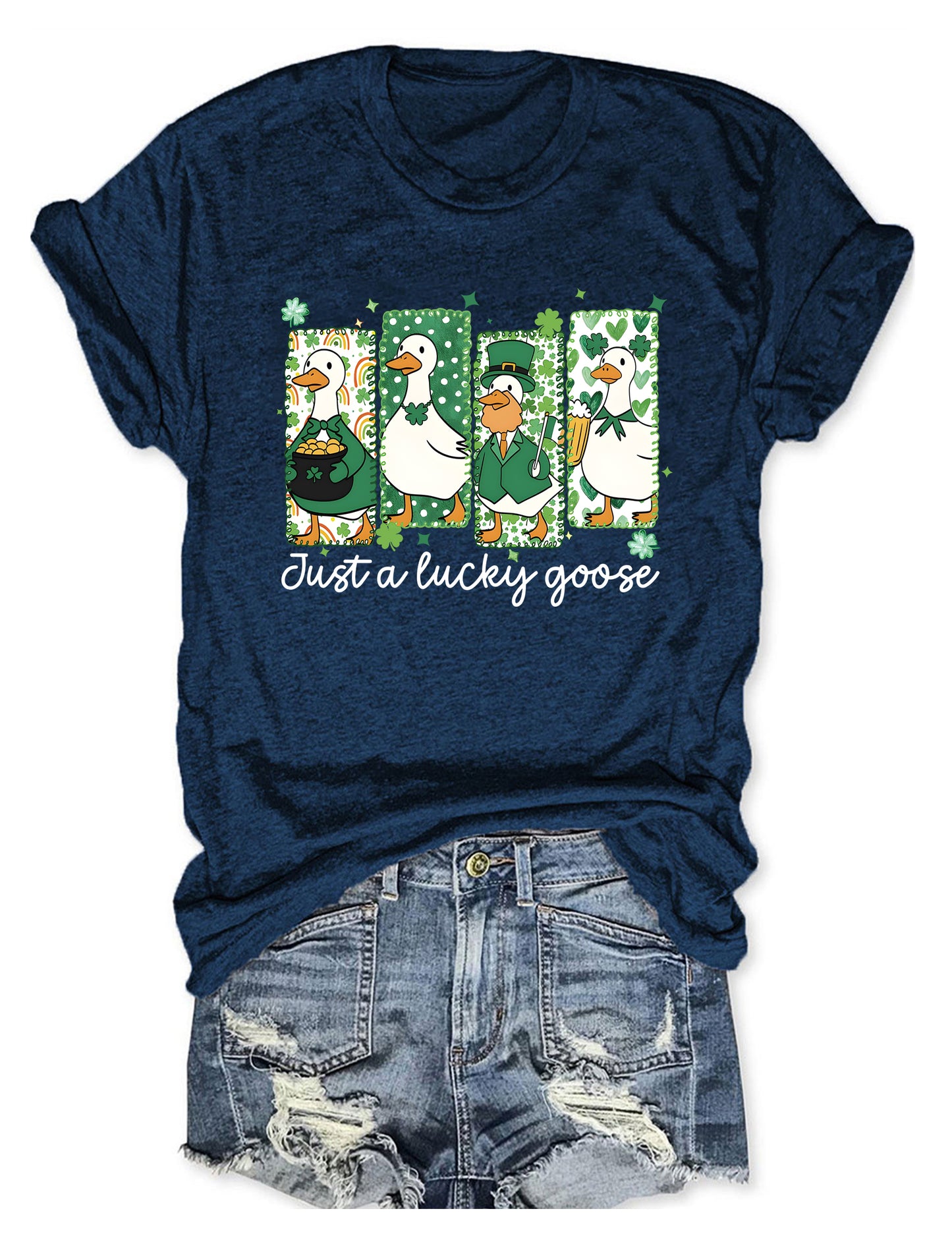 OndineStudios Just A Lucky Goose T-shirt