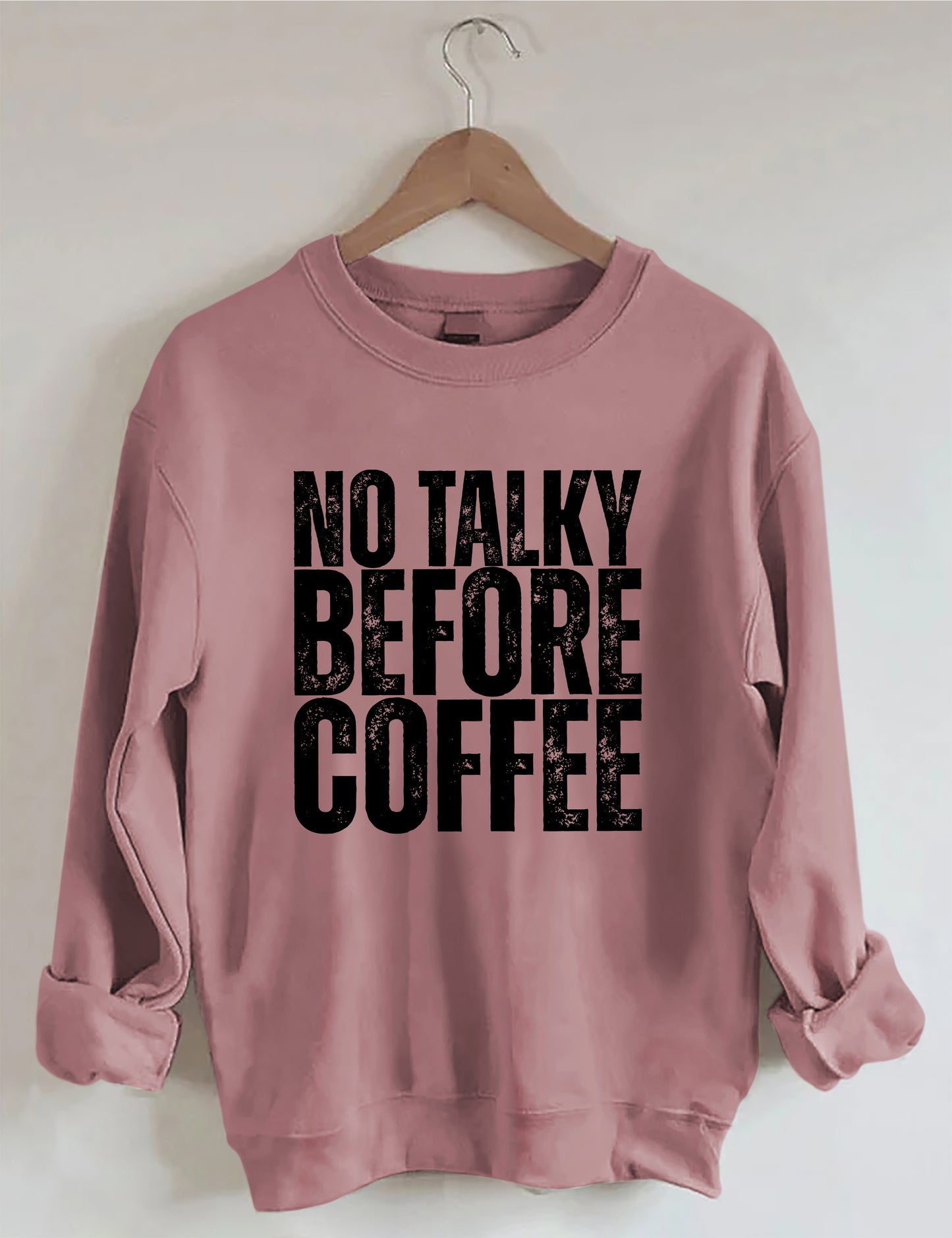 OndineStudios No Talky Before Coffee Sweatshirt