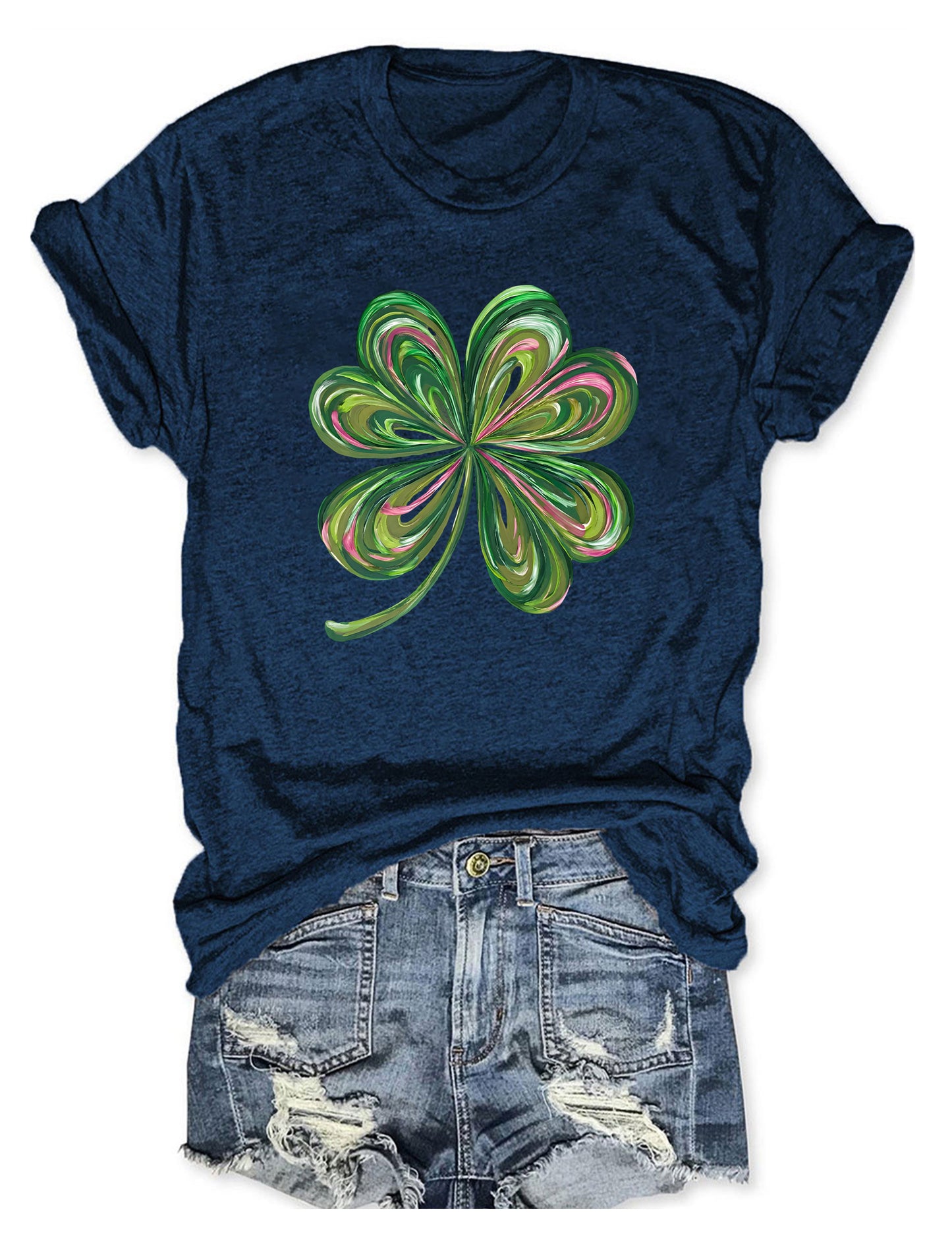 OndineStudios Four Leaf Clover T-shirt