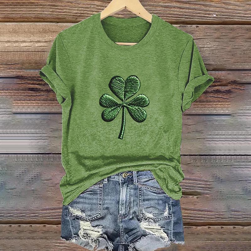 OndineStudios Women's St. Patrick's Day Printed Short-sleeve T-shirt