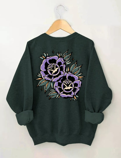 OndineStudios Floral Grunge Sweatshirt