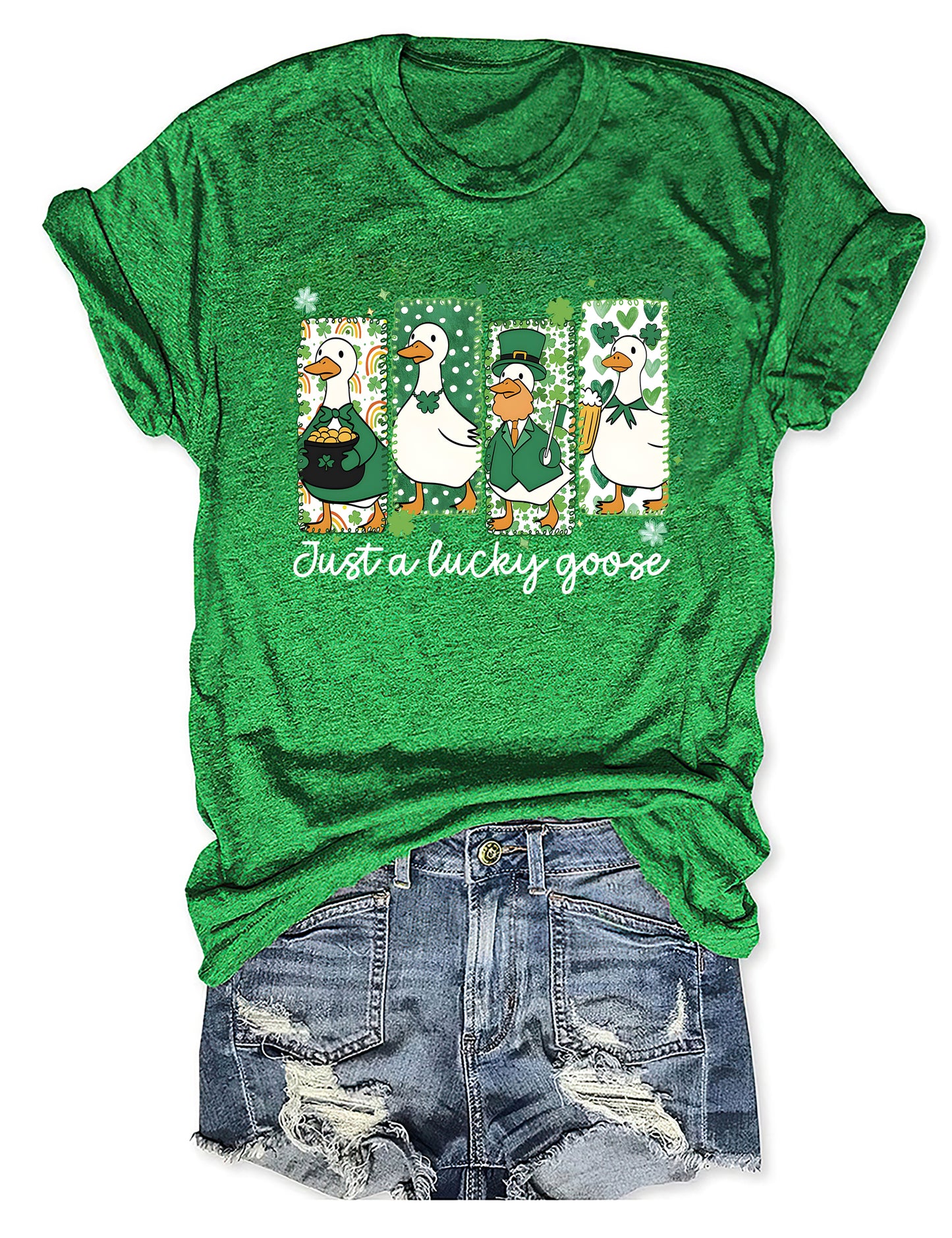 OndineStudios Just A Lucky Goose T-shirt