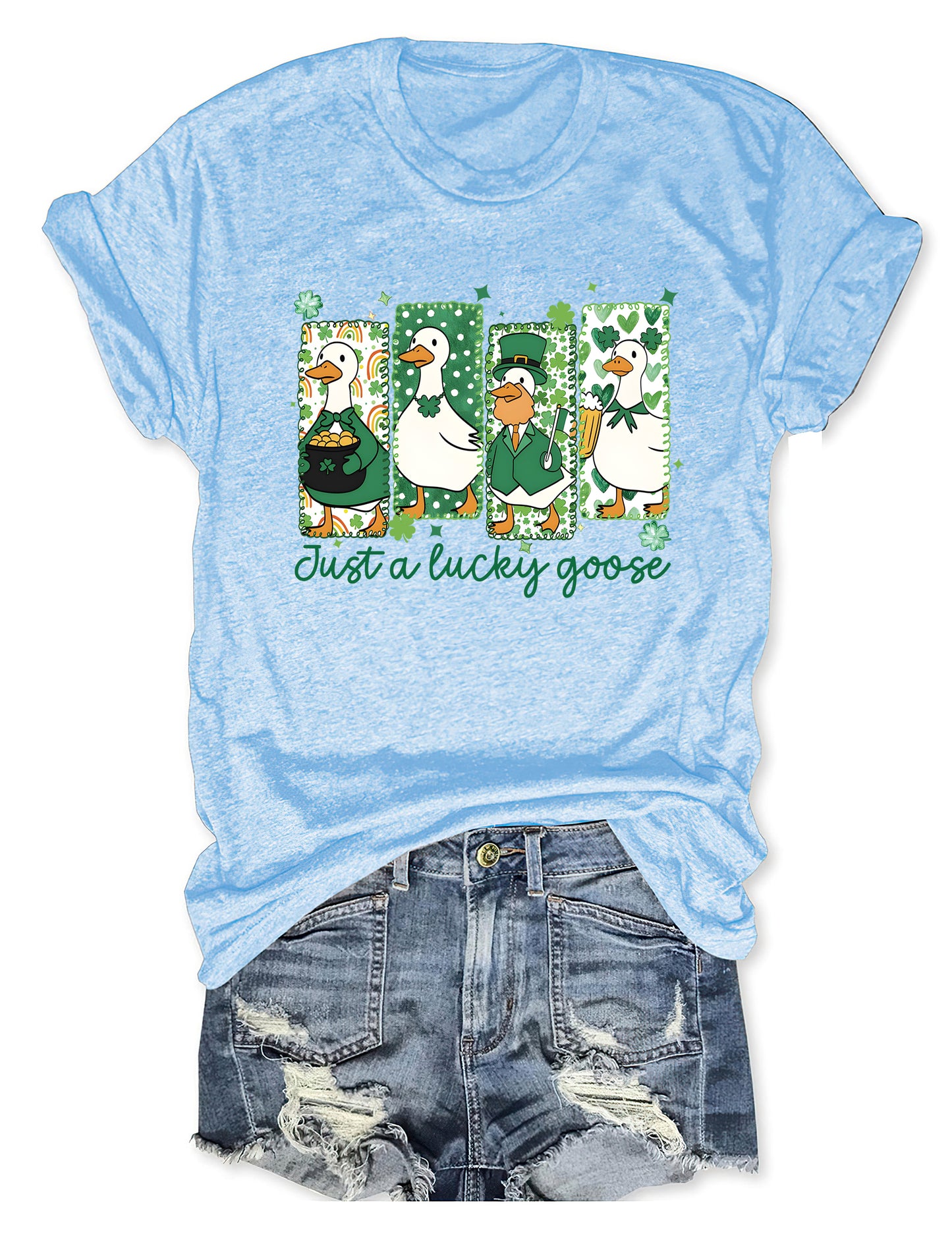 OndineStudios Just A Lucky Goose T-shirt