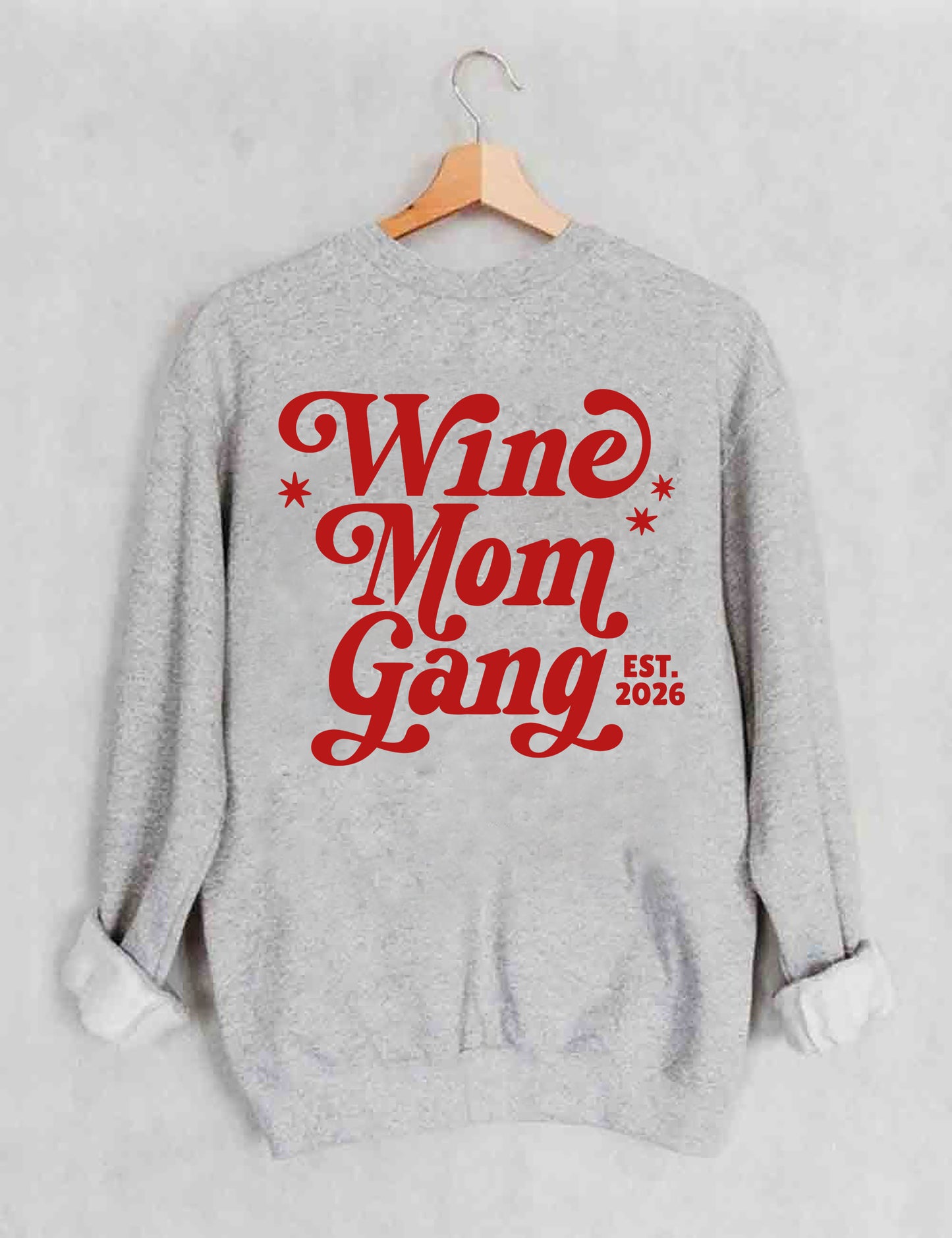 OndineStudios Wine Moms Gang Sweatshirt