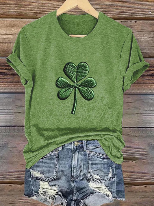 OndineStudios Women's St. Patrick's Day Printed Short-sleeve T-shirt