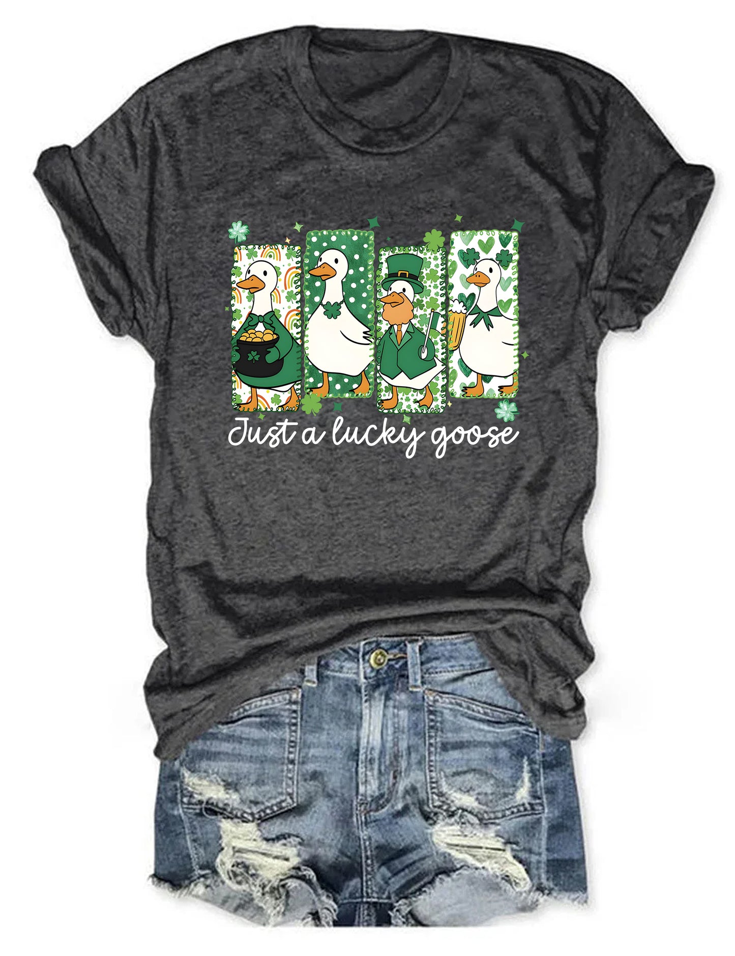 OndineStudios Just A Lucky Goose T-shirt