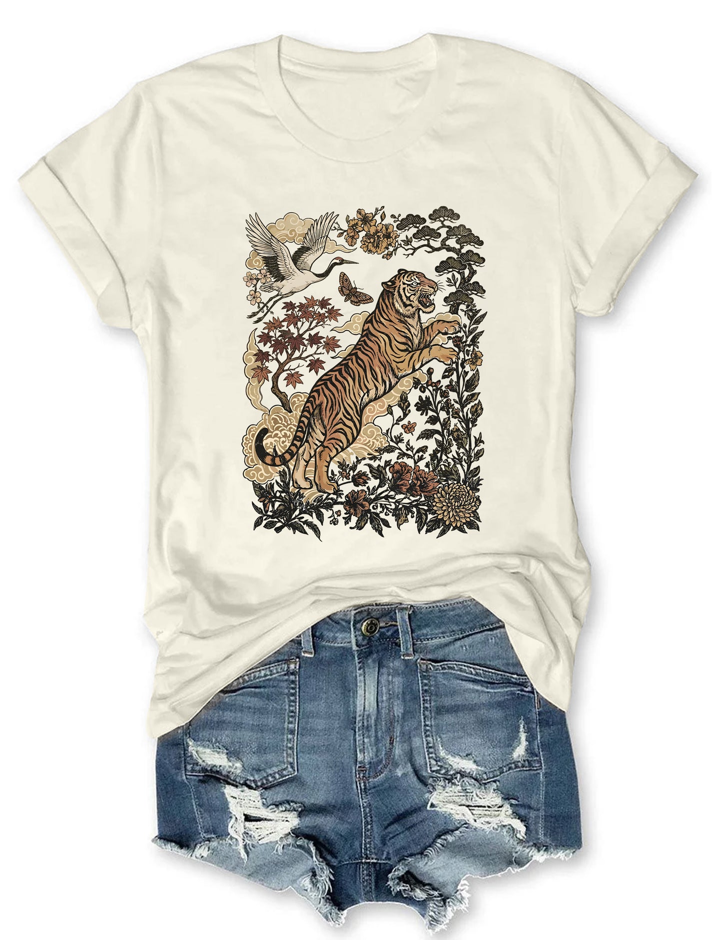 OndineStudios Retro Tiger T-shirt