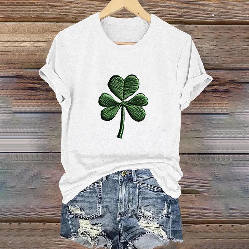 OndineStudios Women's St. Patrick's Day Printed Short-sleeve T-shirt