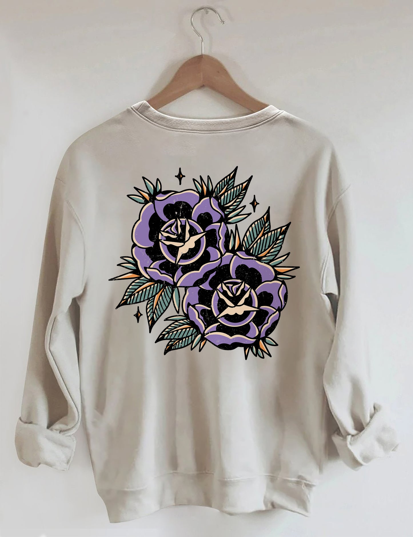 OndineStudios Floral Grunge Sweatshirt