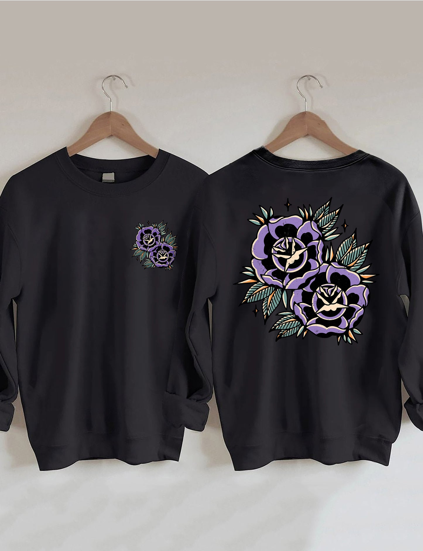 OndineStudios Floral Grunge Sweatshirt