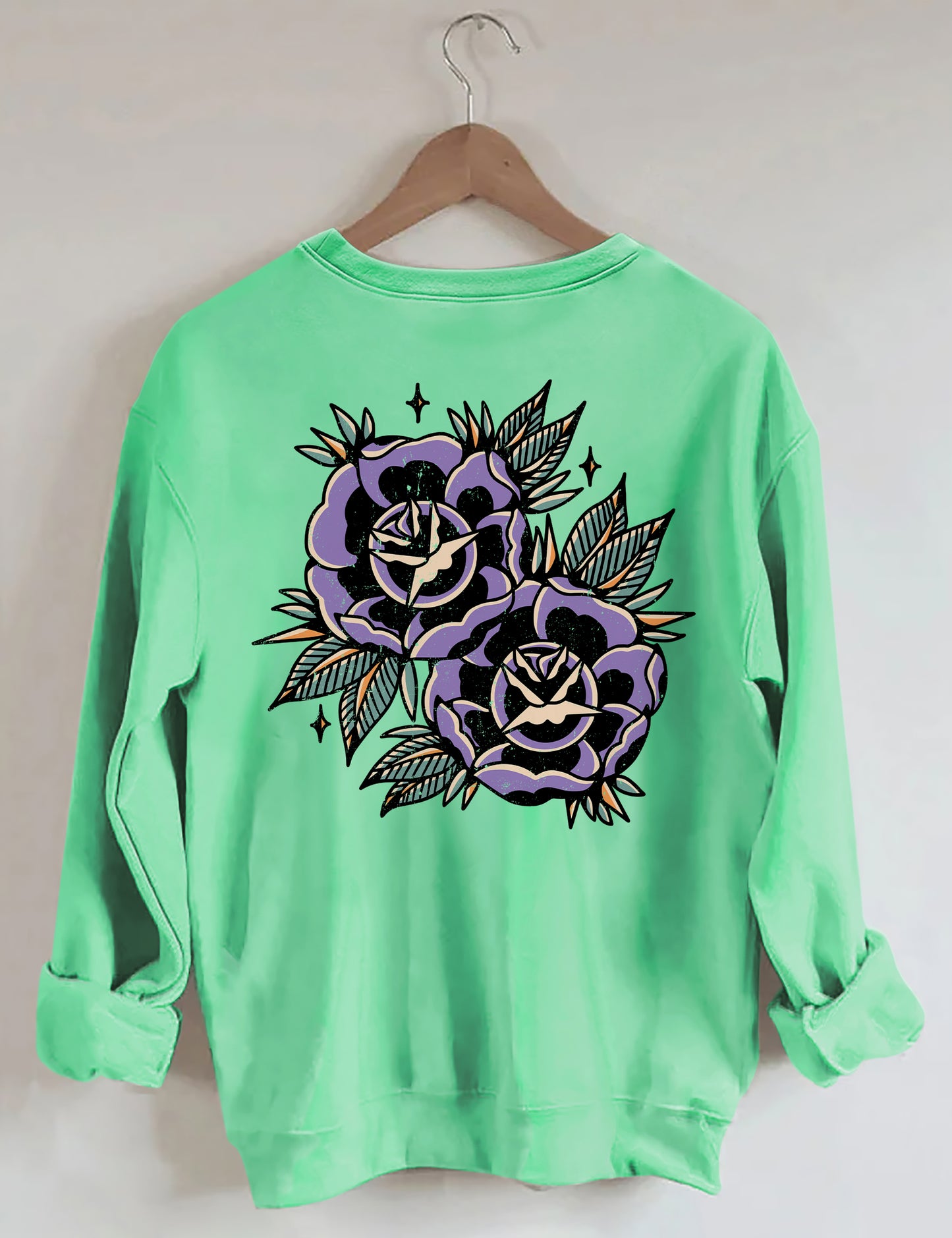 OndineStudios Floral Grunge Sweatshirt